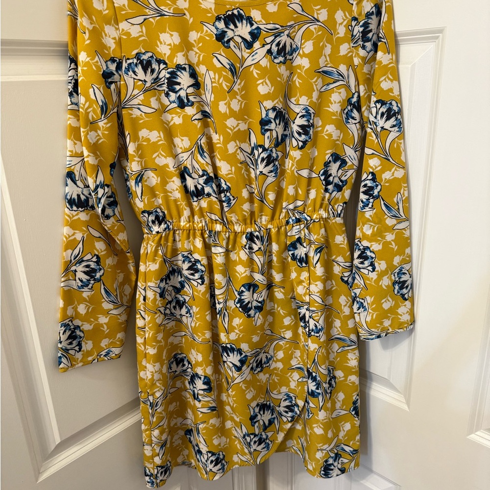 Floral Yellow Women’s J. Crew Dress